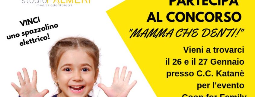 27 e 28 gennaio 2019: Coop for family Studio Dentistico Palmeri