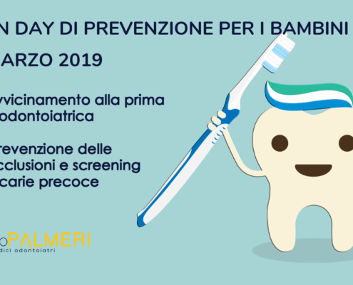 Open day di prevenzione odontoiatrica per i bambini allo Studio dentistico a Catania: Palmeri