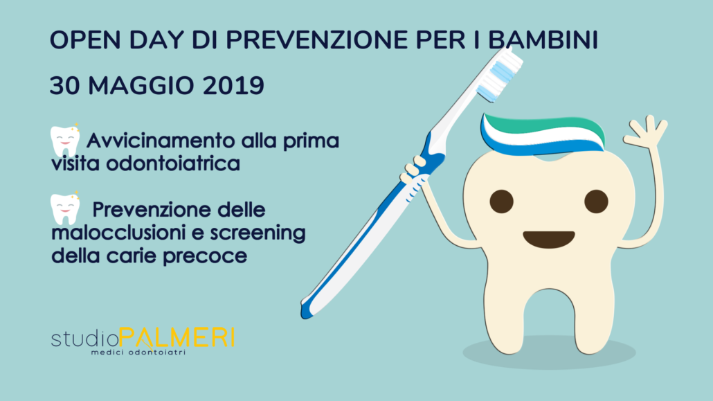 Open day di prevenzione odontoiatrica per i bambini a Catania Studio Palmeri