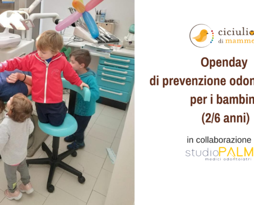 Open day di prevenzione odontoiatrica per i bambini 2- 6 anni Studio Dentistico Palmeri